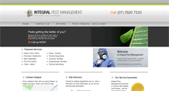Desktop Screenshot of integralpest.com.au